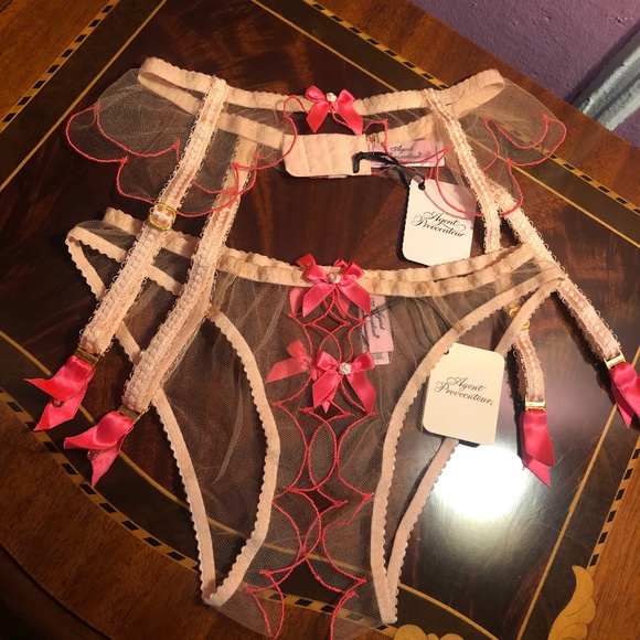 NWT Agent Provocateur LORNA 3 pcs nude/pink set - Picture 4 of 15